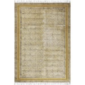 Large Carpet Hand Block Print Antique Rug