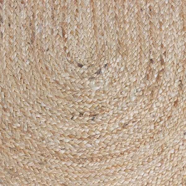 Jute And Cotton Handmade Multicolor Oval Outdoor Area Rug - Image 8
