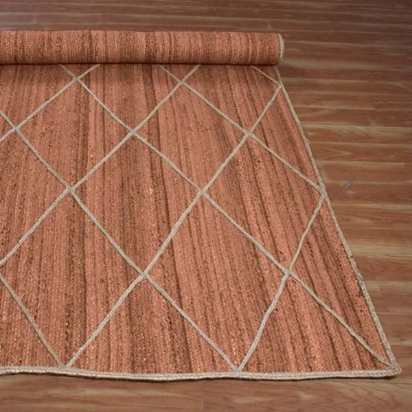 Brown Hand Braided Hall Patio Area Jute Rugs - Image 6