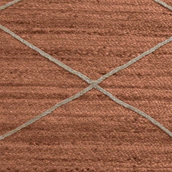 Brown Hand Braided Hall Patio Area Jute Rugs - Image 7