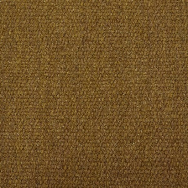 Indian Hand Woven Bronze Wool Tribal Area Dhurrie - Image 7