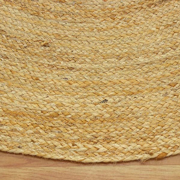 Hand Braided Animal Design Jute Round Childern Room Rug - Image 5