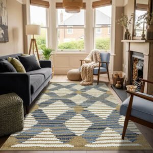 Handmade Multicolor Living Room Rug
