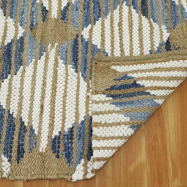 Handmade Geometric Multicolor Bedroom Rug - Image 5