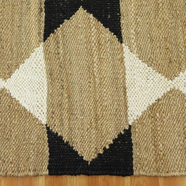 Hand Woven Geometric Kitchen Area Rug - Image 5