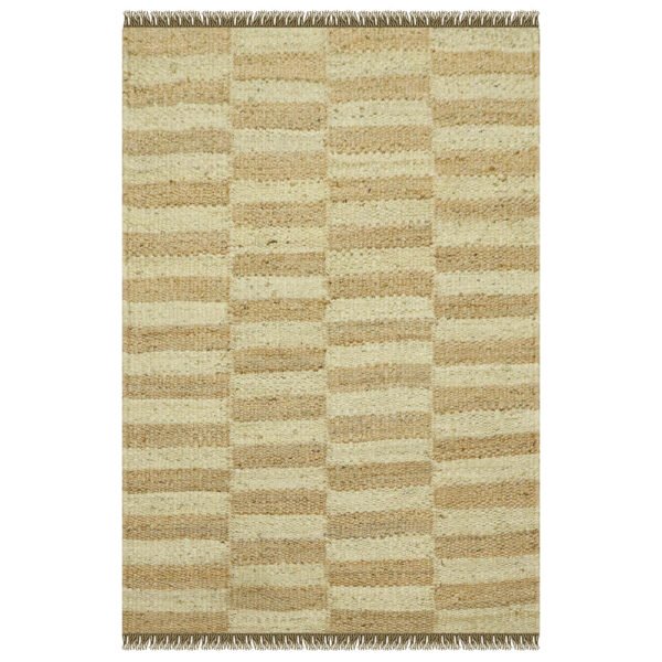 Brown Hand Woven Geometric Bedroom Rug