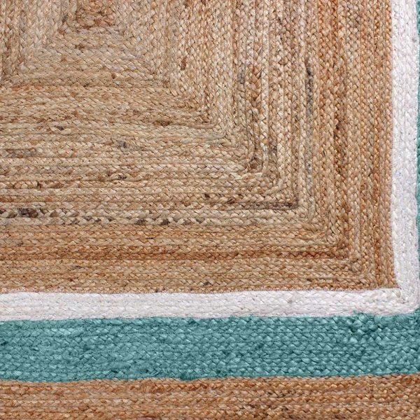 Hand Braided Multicolor Jute Area Rug - Image 7