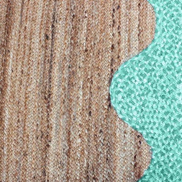 Hand Braided Oval Cotton Jute Area Rugs - Image 3