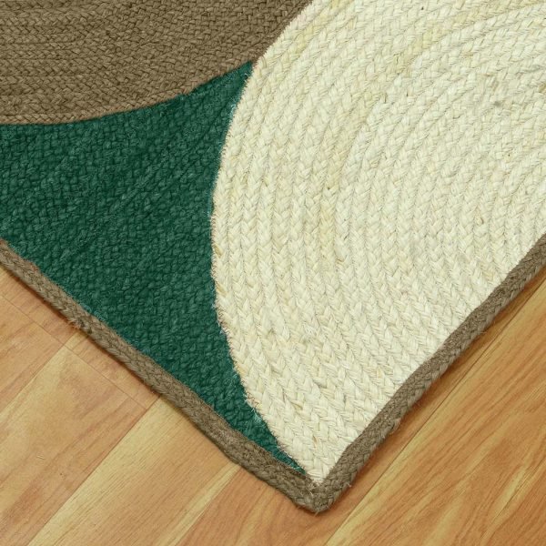 Indian Handmade Jute Brown Area Rugs - Image 4