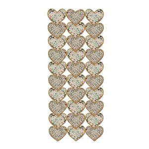 Hand Braided Cotton Jute Geometric Heart Rug
