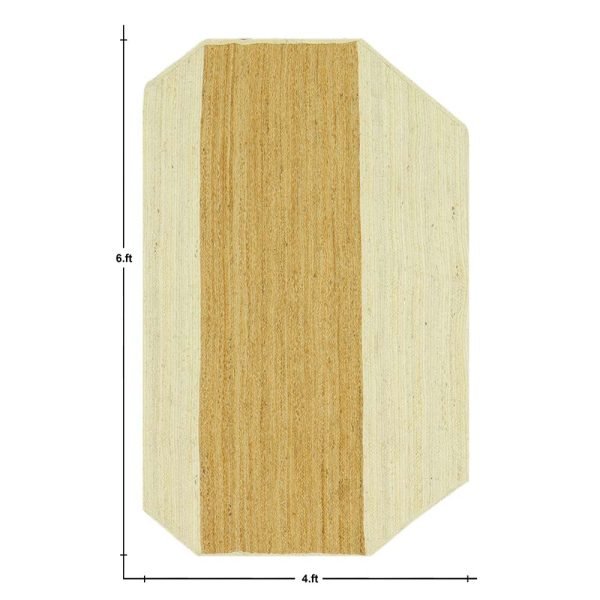 Hand Braided Brown Beige Modern Area Rugs - Image 5