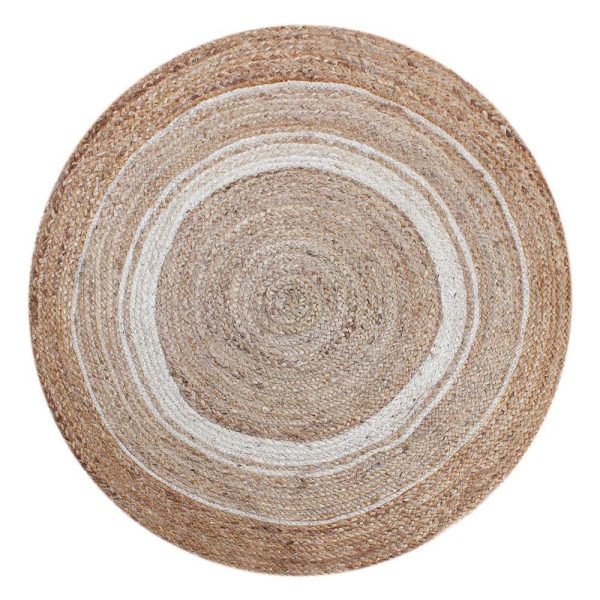 Rug 100% Natural Jute Braided style Handmade Runner Rug Home Liv