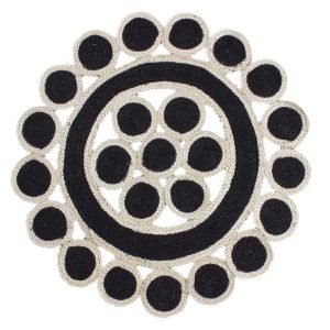 JTH 28 Rug Round Natural Jute Handmade Reversible Area Carpet Ru