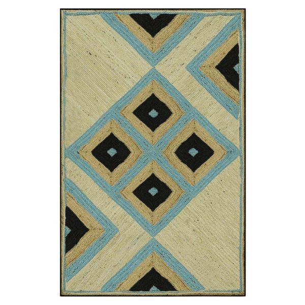 Multicolor Handmade Geometric Rainbow Home Decor Rug