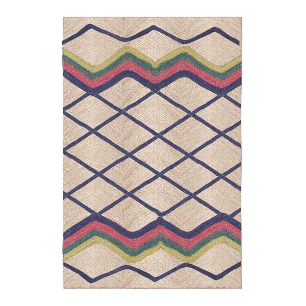 Multicolor Handmade Home Decor Jute Rug