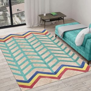 Handcrafted Jute Multicolor Living Room Rug