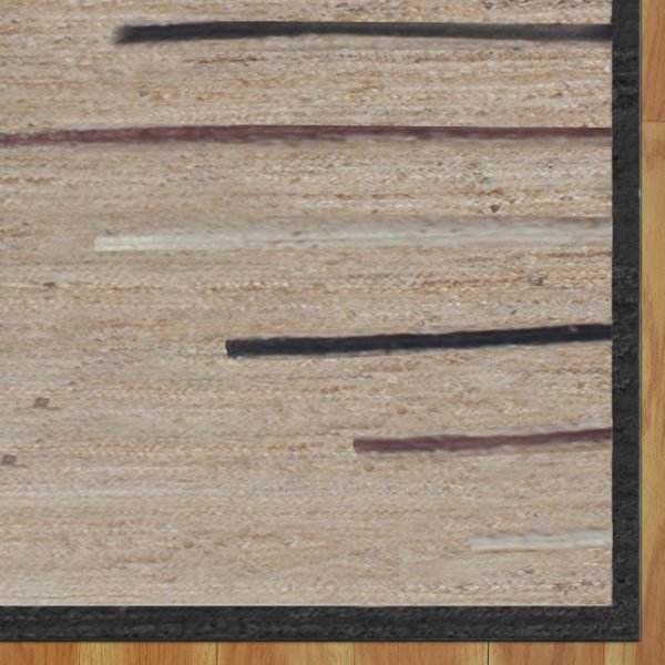 Handmade Jute Beige Geometric Home Decor Rug - Image 4