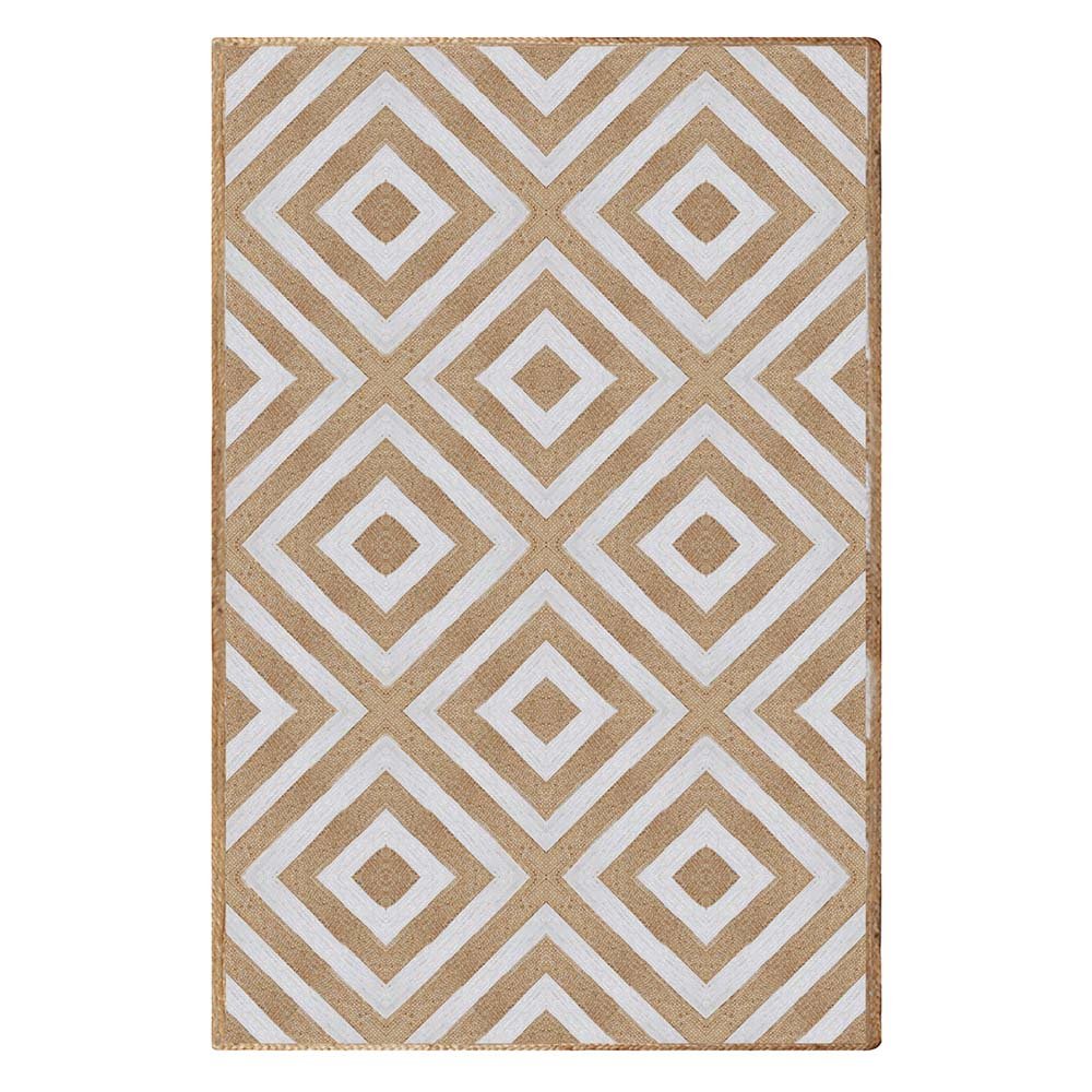 Handmade Geometric Jute Living Room Rug