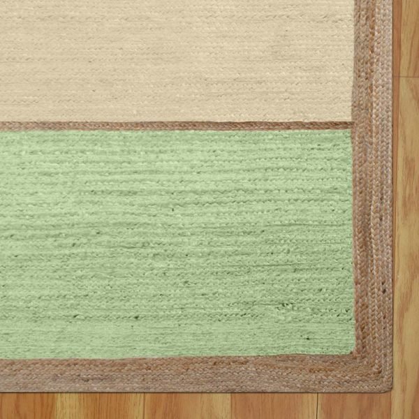 Handmade Beige Geometric Entryway Area Rug - Image 4