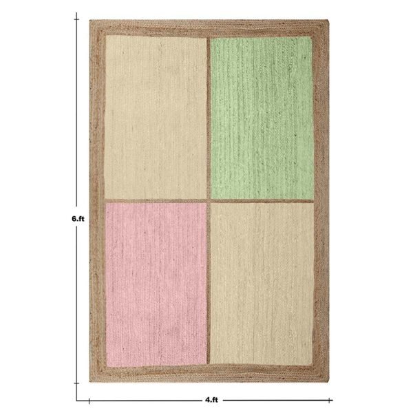 Handmade Beige Geometric Entryway Area Rug - Image 6
