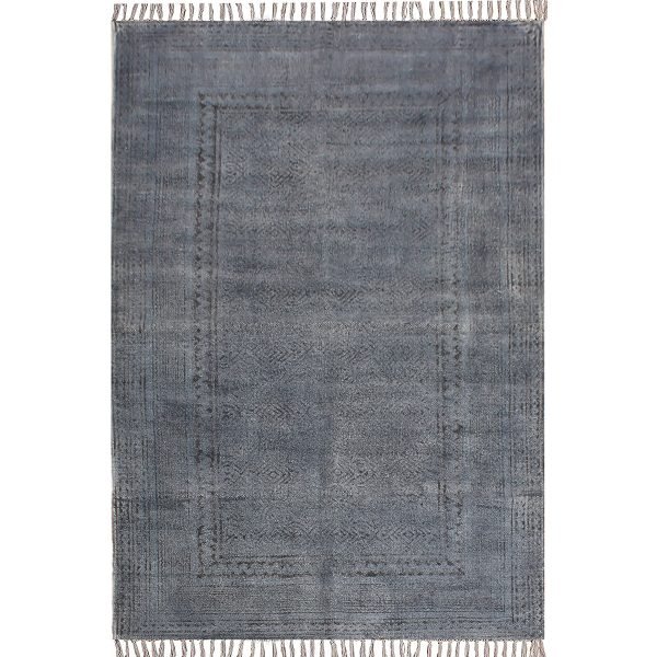Indian Handmade Cotton Grey Home Decor Rugs