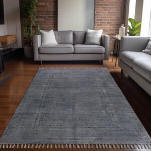 Indian Handmade Cotton Grey Home Decor Rugs