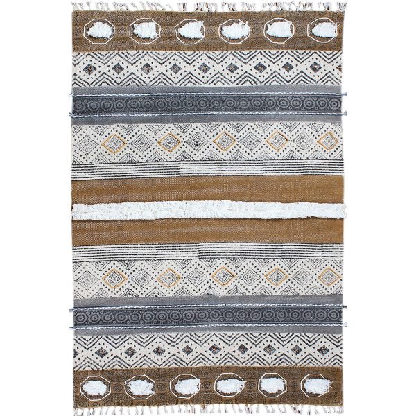 Handmade Cotton Multicolor Area Rug