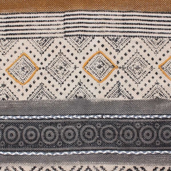 Handmade Cotton Multicolor Area Rug - Image 6