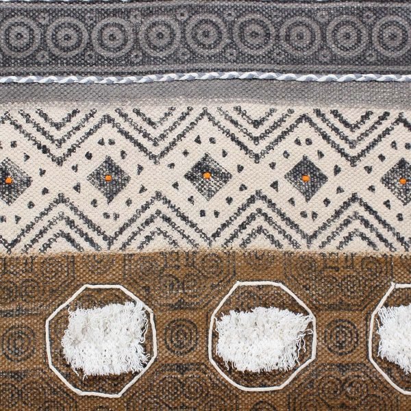 Handmade Cotton Multicolor Area Rug - Image 7