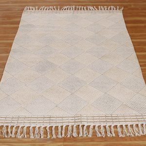 Hand Block Printed Living Area Rug
