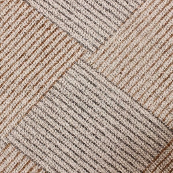 Beige Hand Block Printed Living Area Rug - Image 7