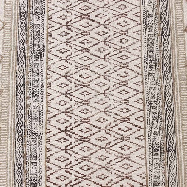 Cotton Handmade Geometric Dining Area Rug - Image 7