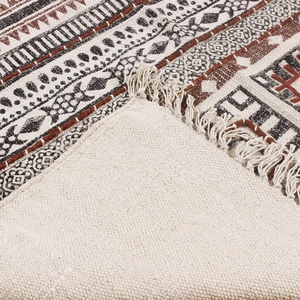 Handmade Modern Brown Cotton Rugs - Image 5