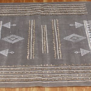 Hand Block Printed Cotton Rug