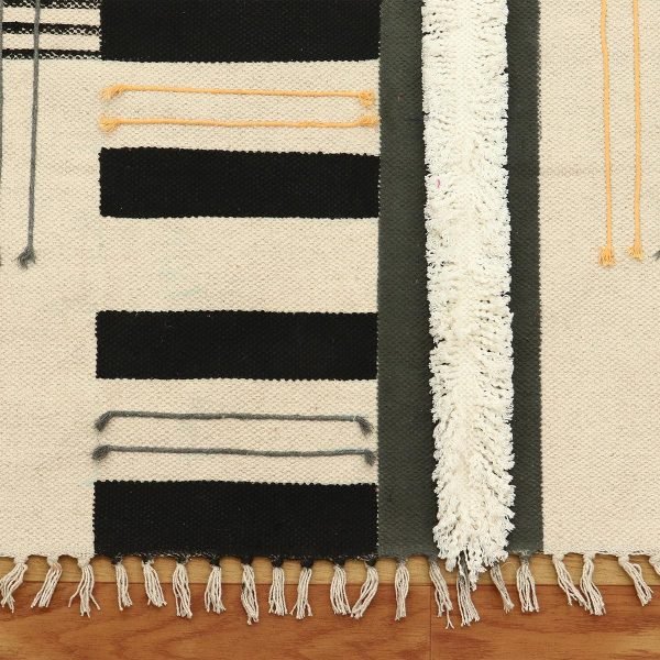 Handmade Cotton Living Room Area Rug - Image 6