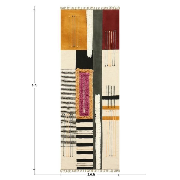 Handmade Cotton Living Room Area Rug - Image 8