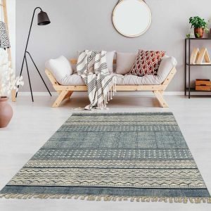 Handmade Large Geometric Hallway Area Rug
