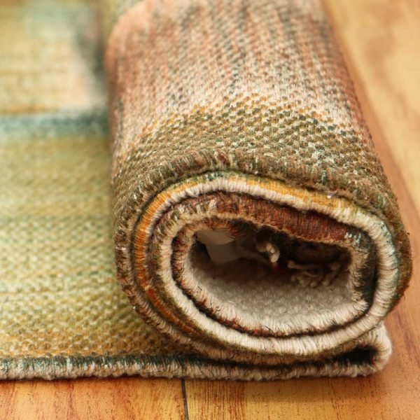 Handmade geomatric print rug Natural cotton rug Multi color rug