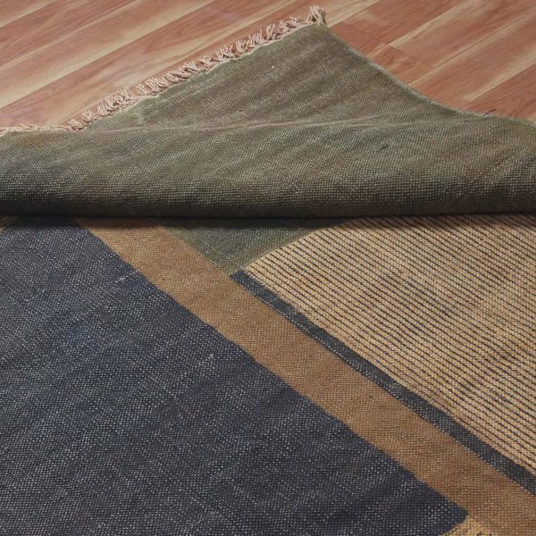 Geometric rug handmade rug kilim rug kitchen rug kantha work y