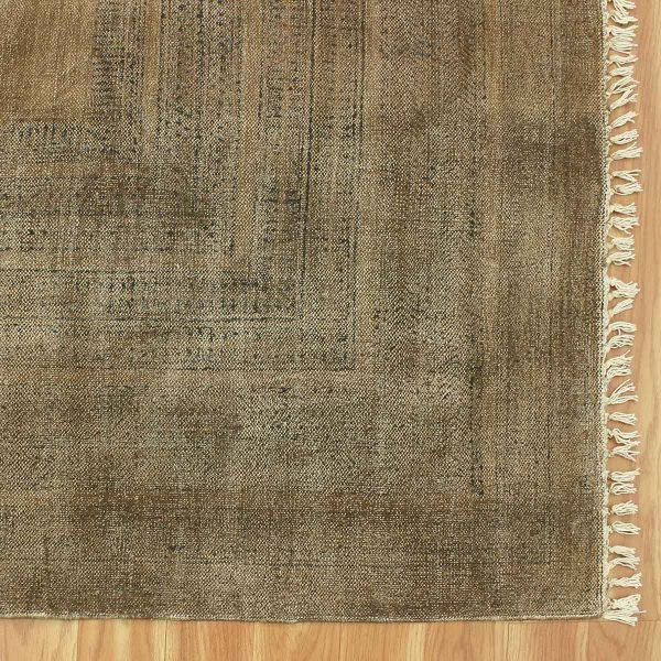 Traditional Handmade Cotton Area Rug - Image 7