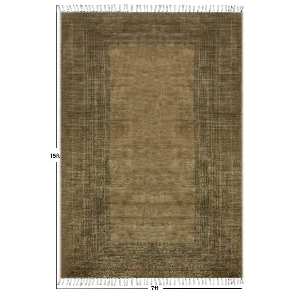 Traditional Handmade Cotton Area Rug - Image 3