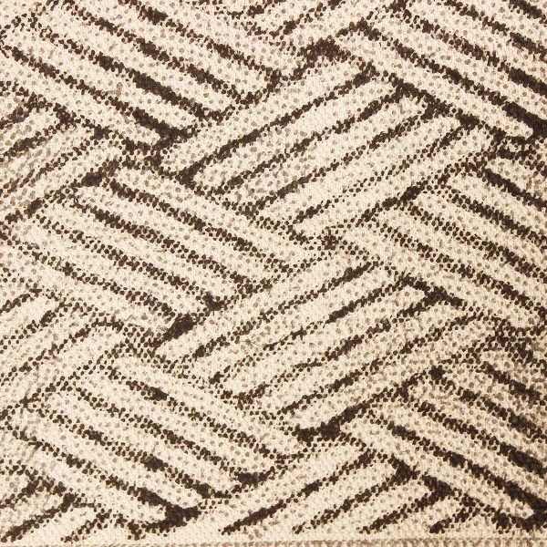 Oriental Beige Cotton Hand Block Print Area Rug - Image 7