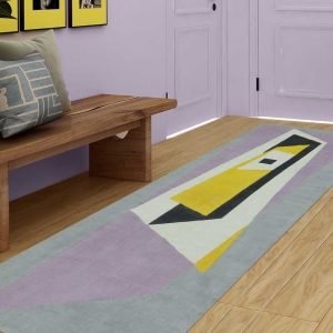 Premium Cotton Rug For Living Room Block Printed
