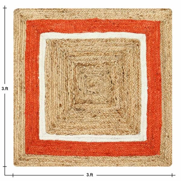 Natural jute rug
