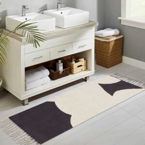 Hands Crafted Block Printed Cotton area Rug