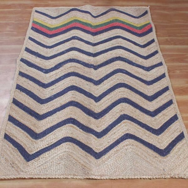 Jute Rug 100% Natural Jute Braided Style Runner Rug Rustic look