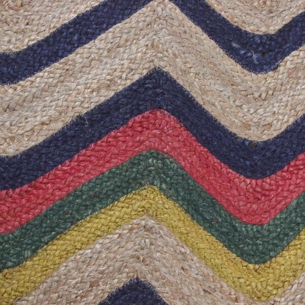 Jute Rug 100% Natural Jute Braided Style Runner Rug Rustic look