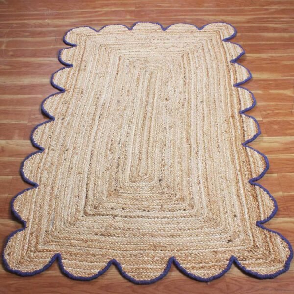 JTF 32 Rug Natural jute Rug Braided style Handmade Modern look l