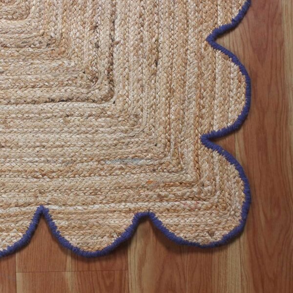 JTF 32 Rug Natural jute Rug Braided style Handmade Modern look l
