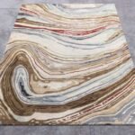 Multicolor Hand Tufted Abstract Wool Rug